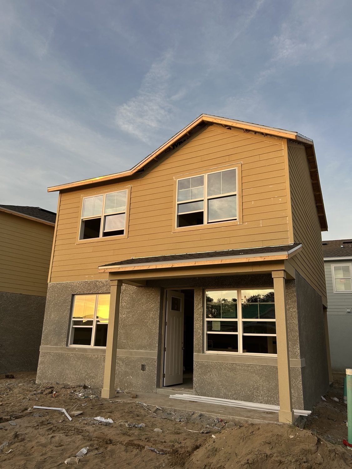New construction siding workmanship