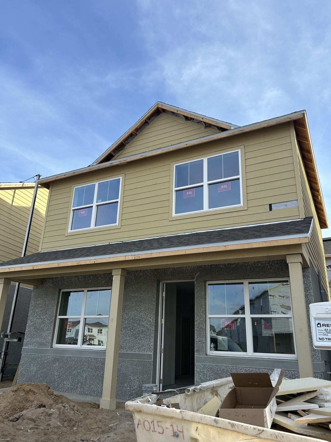 Exterior siding and window trim project